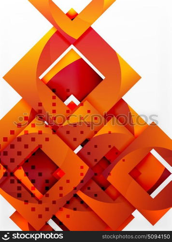 Vector square template background. Vector square template background design