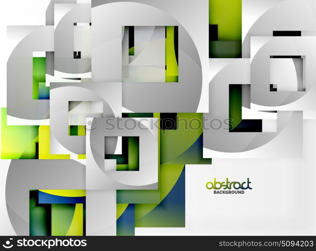Vector square template background. Vector square template background design