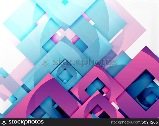 Vector square template background. Vector square template background design
