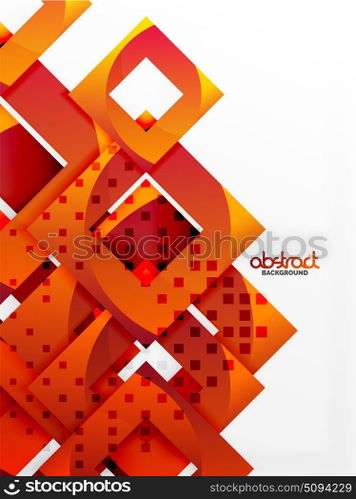 Vector square template background. Vector square template background design