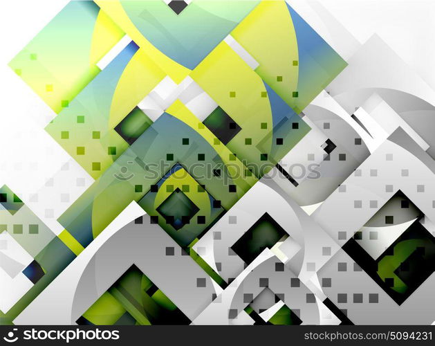 Vector square template background. Vector square template background design