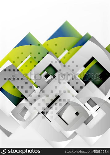 Vector square template background. Vector square template background design