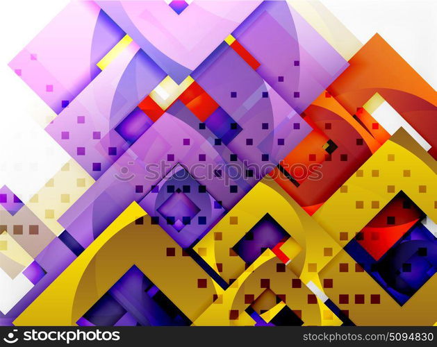 Vector square template background. Vector square template background design