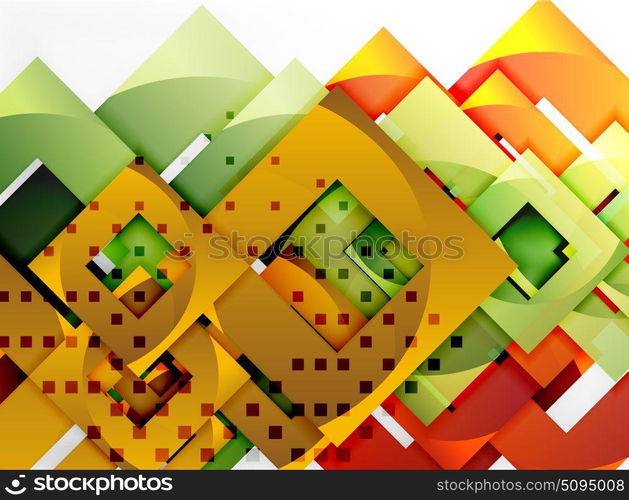 Vector square template background. Vector square template background design