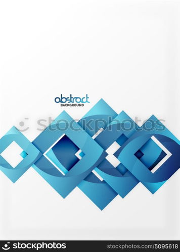 Vector square template background. Vector square template background design