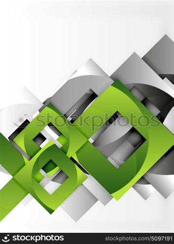 Vector square template background. Vector square template background design