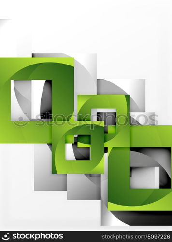 Vector square template background. Vector square template background design