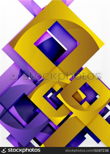 Vector square template background. Vector square template background design