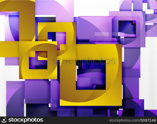 Vector square template background. Vector square template background design