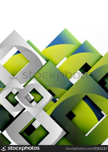 Vector square template background. Vector square template background design