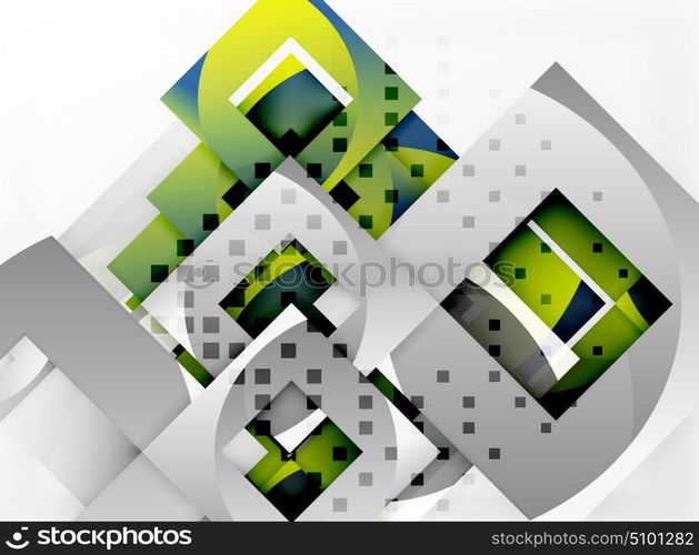 Vector square template background. Vector square template background design