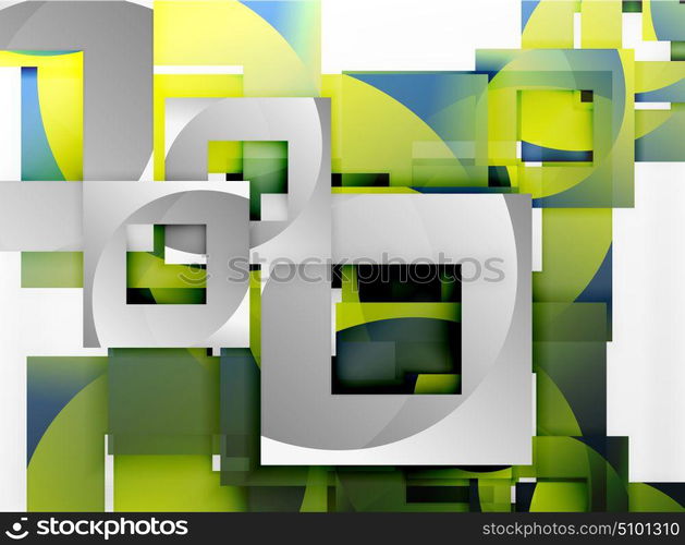 Vector square template background. Vector square template background design