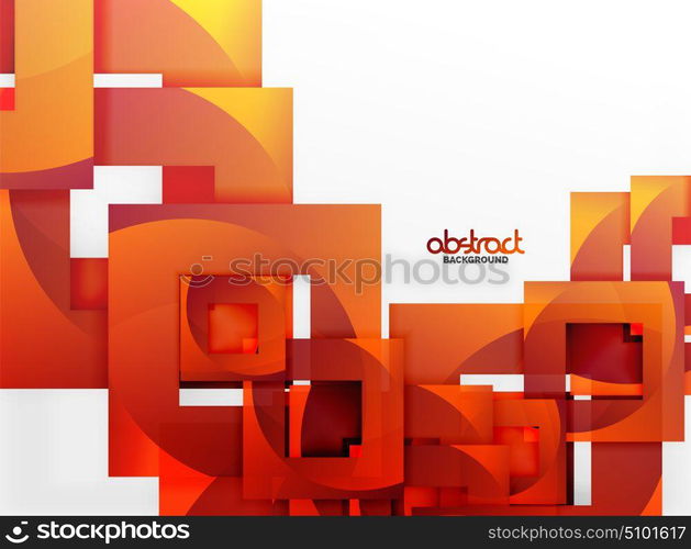 Vector square template background. Vector square template background design