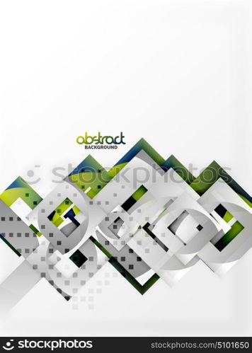 Vector square template background. Vector square template background design