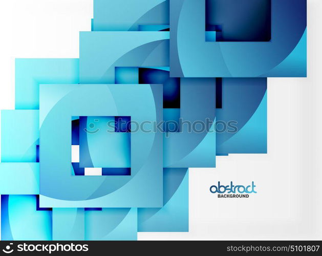Vector square template background. Vector square template background design