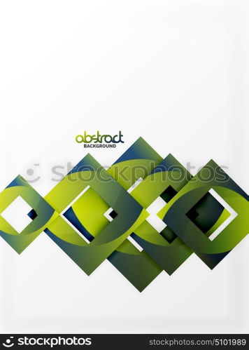 Vector square template background. Vector square template background design