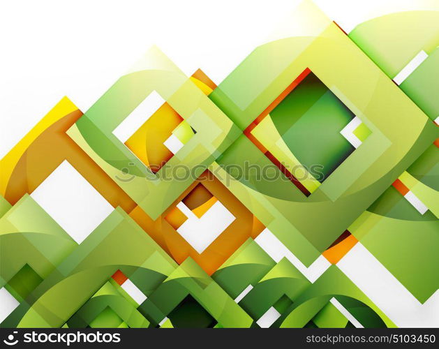 Vector square template background. Vector square template background design