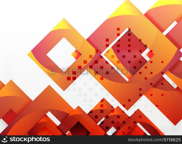 Vector square template background. Vector square template background design