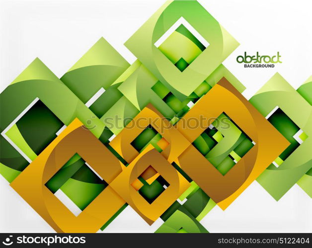 Vector square template background. Vector square template background design