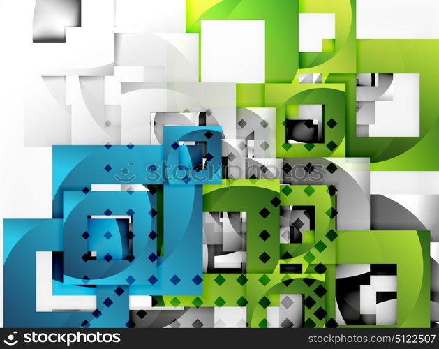 Vector square template background. Vector square template background design