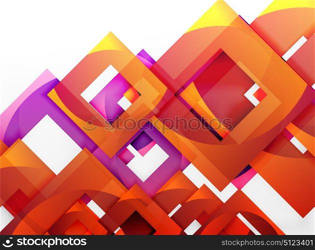 Vector square template background. Vector square template background design