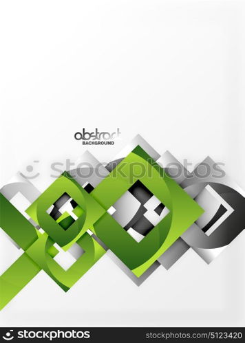 Vector square template background. Vector square template background design