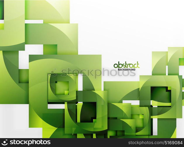 Vector square template background. Vector square template background design