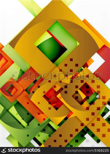 Vector square template background. Vector square template background design