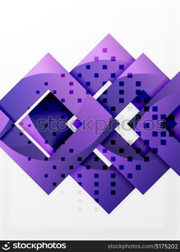 Vector square template background. Vector square template background design