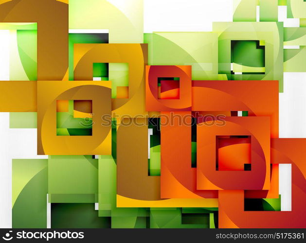 Vector square template background. Vector square template background design