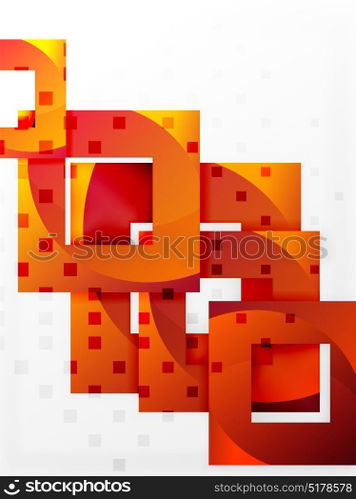 Vector square template background. Vector square template background design
