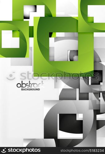 Vector square template background. Vector square template background design