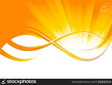 ""Vector sunny background; clip-art""