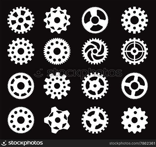 Vector symbols of tooth wheels