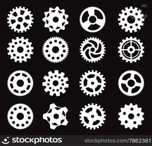 Vector symbols of tooth wheels
