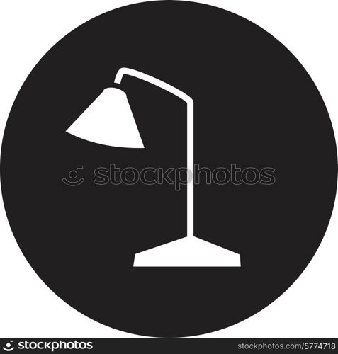 Vector Table Lamp Icon