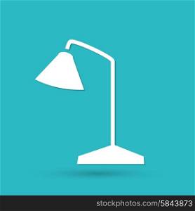 Vector Table Lamp Icon