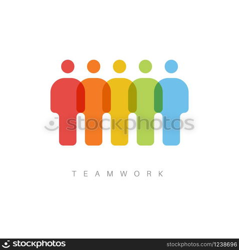 Vector teamwork concept illustration . teamwork concept illustration