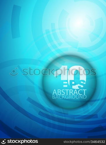 Vector techno circle background