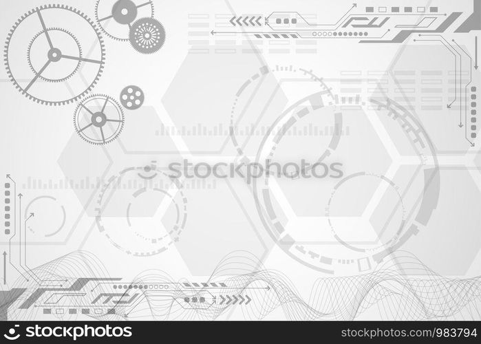 Vector technology interface concept.