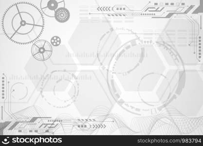 Vector technology interface concept.