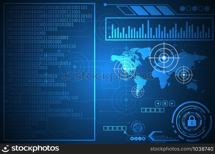 Vector technology interface design.