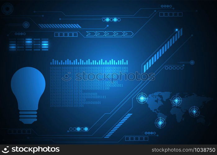 Vector technology interface design.