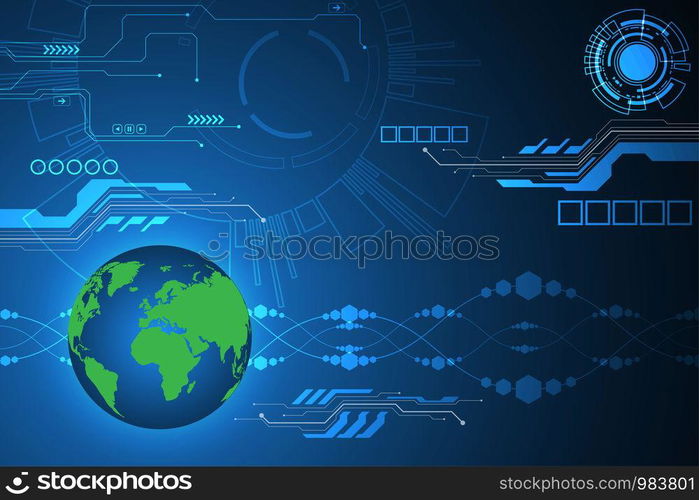 Vector technology interface design.