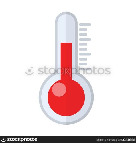 Vector thermometer web icon, stock illustration