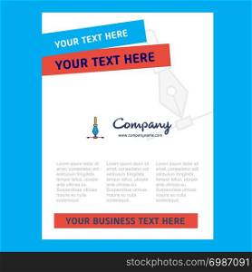 Vector Title Page Design for Company profile ,annual report, presentations, leaflet, Brochure Vector Background