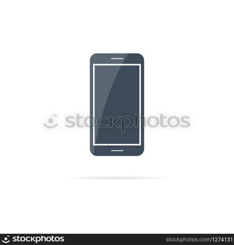 Vector touch modern smartphone icon in flat style