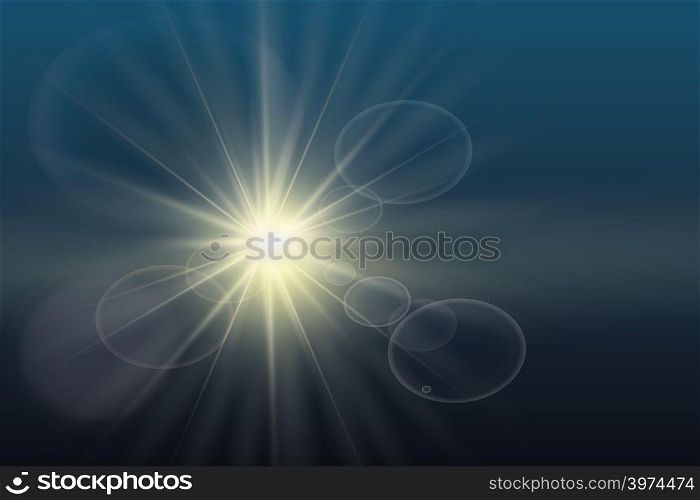 Vector transparent sunlight special lens flare light effect. Vector. Vector transparent sunlight special lens flare light effect.