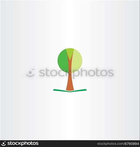vector tree illustration symbol icon design
