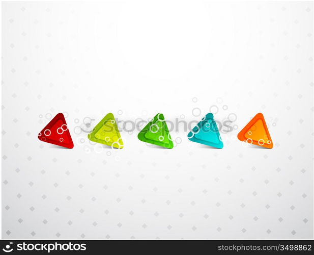 Vector triangle background